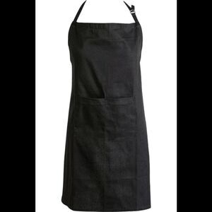 Design Imports Plus Size Chef Apron Black